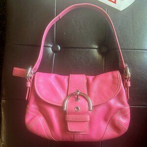 Stunning Coach Purse- All Leather/Pink